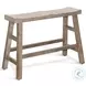 Ember Grace Beach Pebble 33" Counter Height Dining Bench