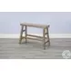 Ember Grace Beach Pebble 33" Counter Height Dining Bench