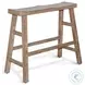 Autumn Echo Beach Pebble 33" Bar Bench