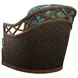 Diamond Cove Green Upholstered Swivel Chair