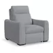 Ava Gray Performance Fabric Triple Power Recliner with USB Charging