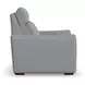 Ava Gray Performance Fabric Triple Power Recliner with USB Charging
