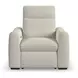 Ava Cream Performance Fabric Triple Power Reclining Living Room Set