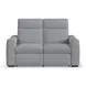 Ava Gray Performance Fabric Triple Power Reclining Living Room Set