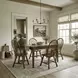 Legacy Manor Rustic Oak 5 Piece Dining Set