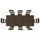 Madison County Barnwood Brown 9 Piece Dining Set