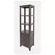 Madison County Barnwood Brown 60" Entertainment Wall