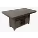 Madison County Barnwood Brown 7 Piece Counter Height Dining Set with Storage