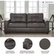 Barlin Mills Umber 85" Sofa