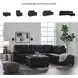 Barlin Mills Carbon Oversized Accent Ottoman