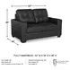 Barlin Mills Carbon 62" Loveseat