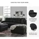 Barlin Mills Carbon 2 Piece Sectional with LAF Chaise