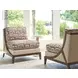 Sunset Key Tasman Beige and Tan Upholstered Accent Chair