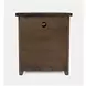 Madison County Barnwood Brown Drawer Nightstand