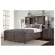 Madison County Barnwood Brown King Platform Bed