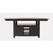 Madison County Brown and Vintage Black 7 Piece Counter Height Dining Set with Storage