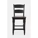 Madison County Brown and Vintage Black 7 Piece Counter Height Dining Set with Storage
