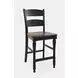 Madison County Brown and Vintage Black 7 Piece Counter Height Dining Set with Storage