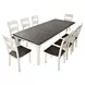 Madison County Brown and Vintage White 9 Piece Dining Set