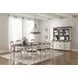 Madison County Brown and Vintage White 9 Piece Dining Set