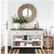 Madison County Vintage White Harris Sofa Table