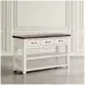 Madison County Vintage White Harris Sofa Table