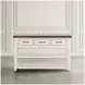Madison County Vintage White Harris Sofa Table