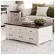 Madison County Vintage White Harris Lift Lid Cocktail Table
