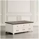 Madison County Vintage White Harris Lift Lid Cocktail Table
