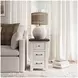 Madison County Vintage White Harris Chairside Table