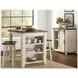 Madison County Vintage White Accent Cabinet