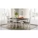 Madison County Vintage White Slat Back Counter Height Stool Set of 2