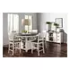Madison County Vintage White 60" Barn Door Server