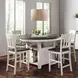 Madison County Brown and Vintage White 5 Piece Counter Height Dining Set