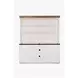 Madison County Vintage White 70" Barn Door Server with Hutch