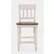 Madison County Brown and Vintage White 5 Piece Counter Height Dining Set