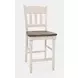 Madison County Brown and Vintage White 5 Piece Counter Height Dining Set