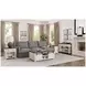 Madison County Vintage White Harris Sofa Table