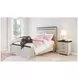 Madison County Vintage White Queen Platform Bed