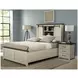 Madison County Vintage White Queen Bookcase Bed
