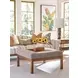 Crandon Park Brown Upholstered Square Ottoman