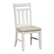 Meadowbrook Soft White Wash and Wirebrushed Gray Upholstered 7 Piece Extendable Rectangular Dining Set
