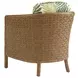 Key Biscayne Gables Estate Green Upholstered Accent Chair