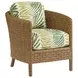 Key Biscayne Gables Estate Green Upholstered Accent Chair