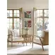 Key Biscayne Anchorage Ivory Upholstered Accent Chair