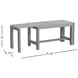 Global Archive Natural Extendable Bench
