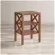 Global Archive Amber X Side Accent Table