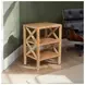 Global Archives Natural X Side Accent Table