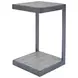 Global Archive Antique Grey C Shape Accent Table