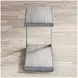 Global Archive Antique Grey C Shape Accent Table
